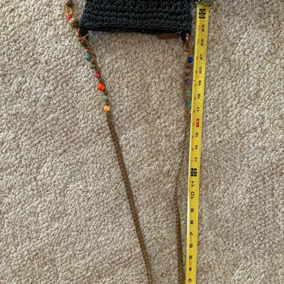 Kelly & Katie Black Woven Crossbody - Picture 5 of 7